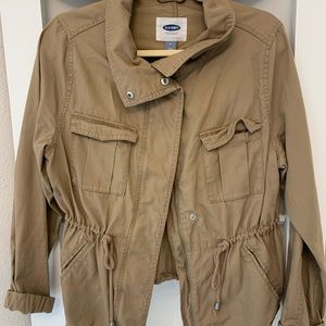 Old Navy khaki cargo jacket